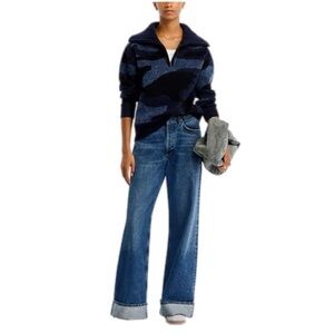 New AQUA
Camo Print Half Zip Sweater - Exclusive